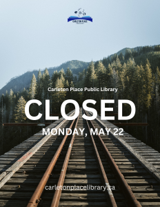 The Library will be CLOSED on Monday May 22 2023 for Victoria