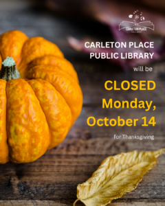 Library CLosed for Thanksgiving