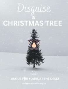 Disguise a Christmas Tree event poster