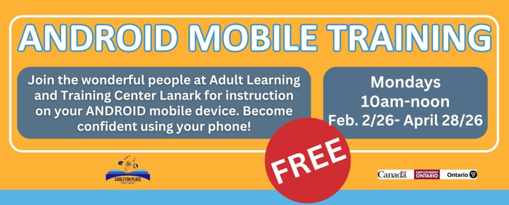 Android Mobile Training poster