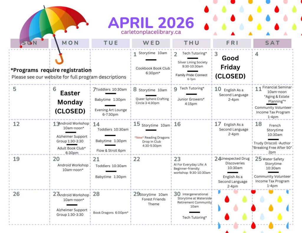 April calendar
