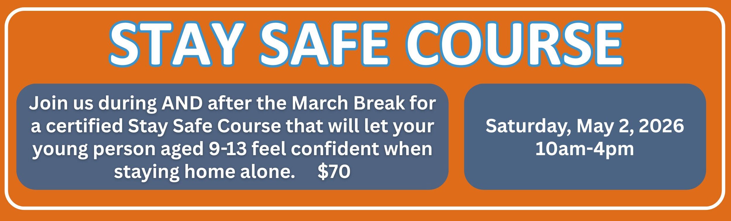 Stay Safe Course header
