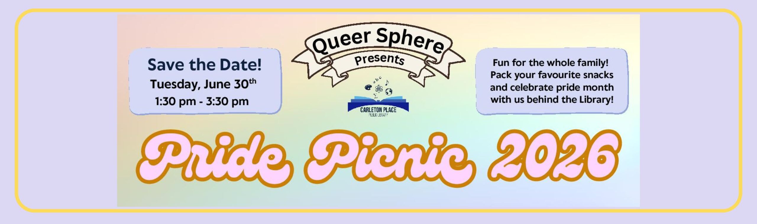 Pride Picnic poster