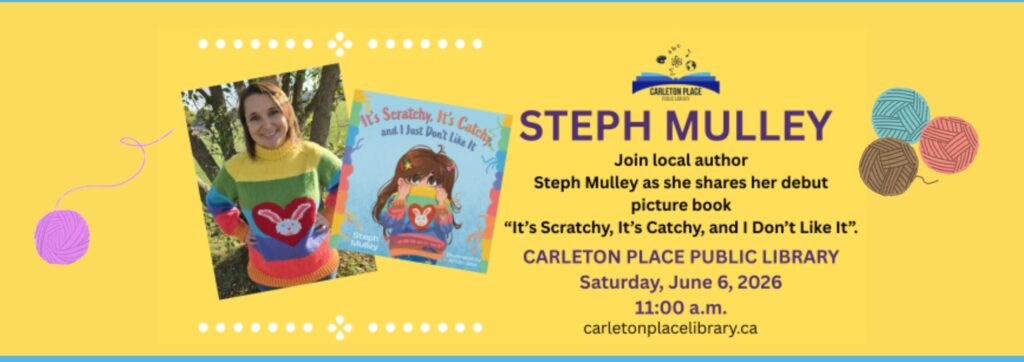 Author visit poster