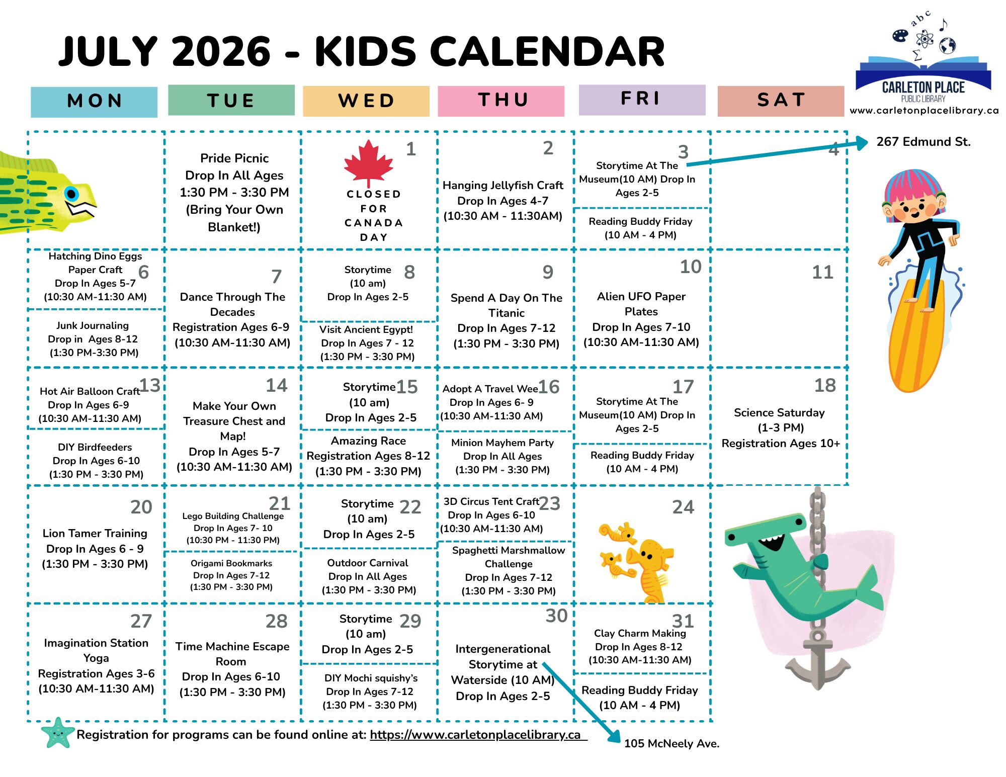 July Programs 2026
