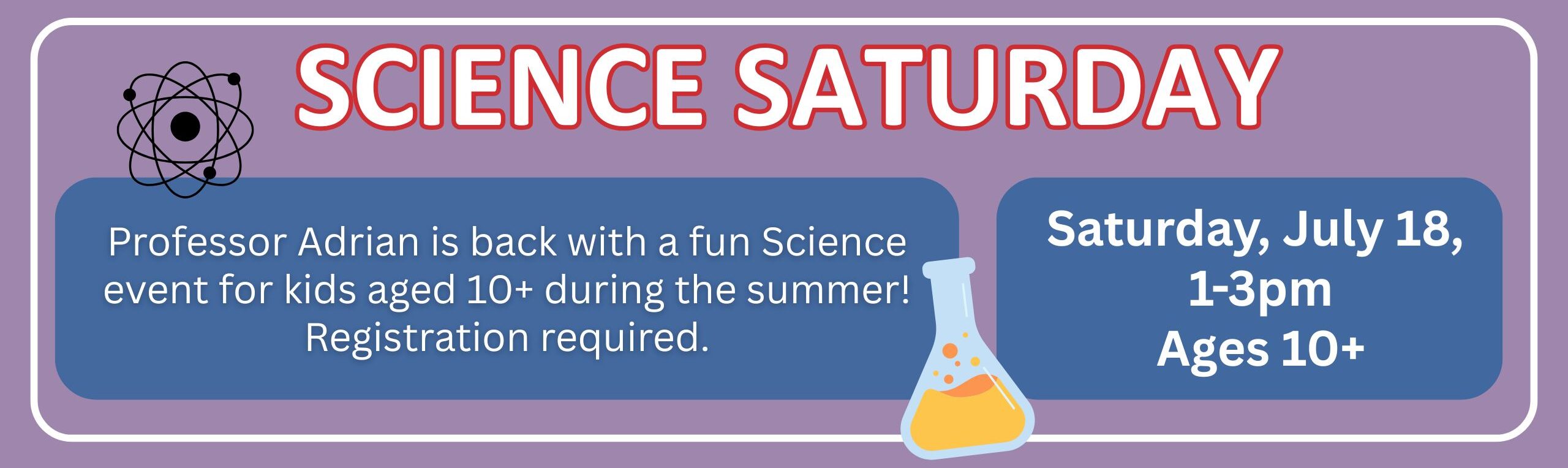 Science Saturday header