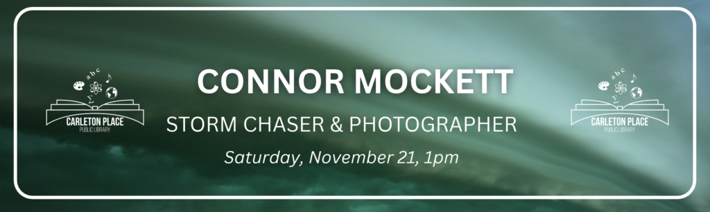 Connor Mockett Storm Chaser event header